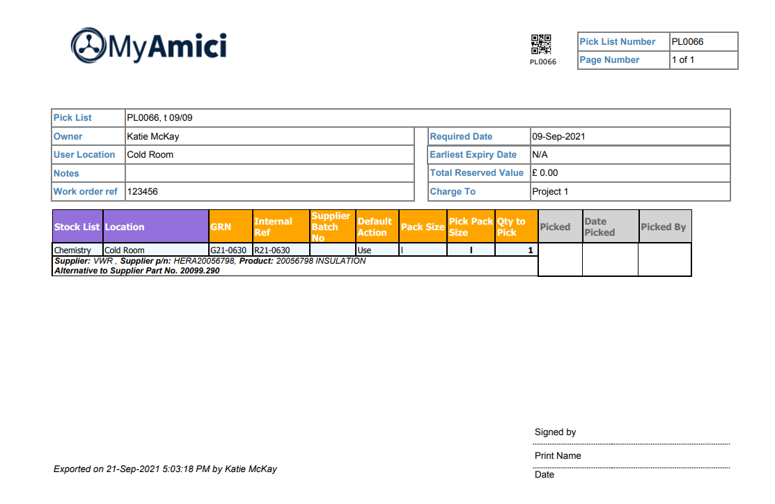 How to issue inventory on pick lists using barcode scanning