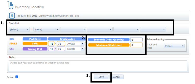 How to add new inventory products