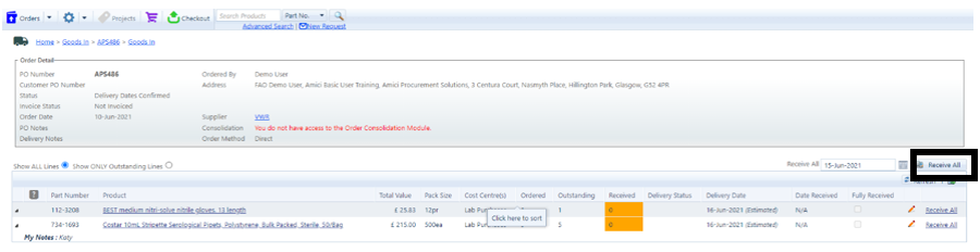 I have received an email asking me to confirm that my order was delivered
