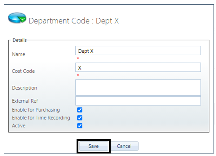 How to edit Cost Centres in your organisation's account